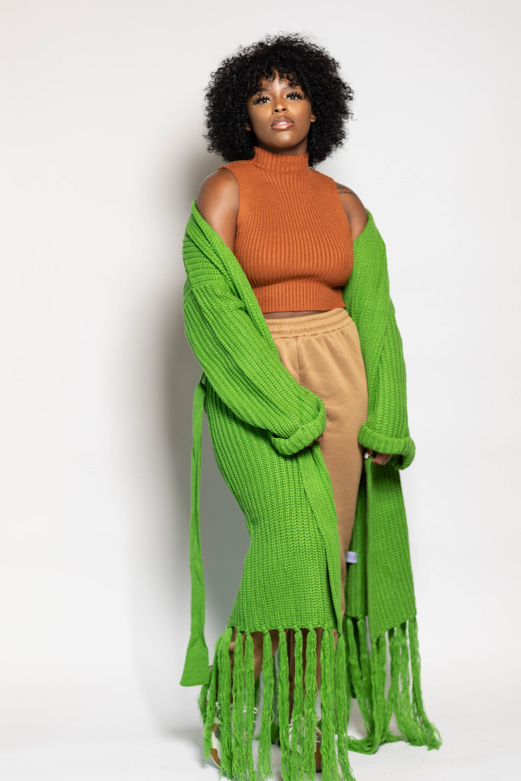 Basix- Crop Sweater